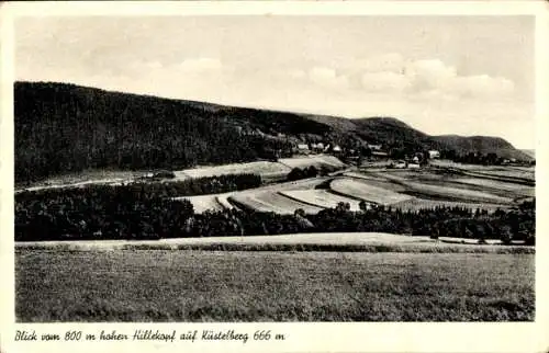 Ak Küstelberg Medebach im Sauerland, Blick vom Hillekopf, Panorama