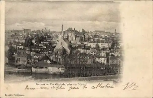 Ak Poitiers Vienne, Gesamtansicht, aufgenommen von den Dünen