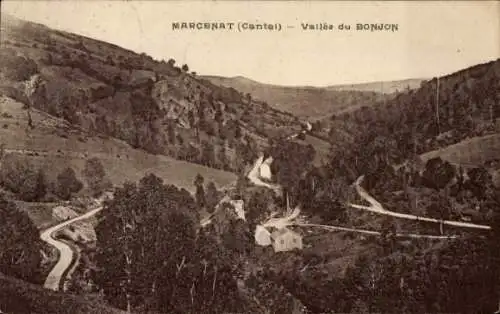 Ak Marcenat Cantal, Vallee du Bonjon