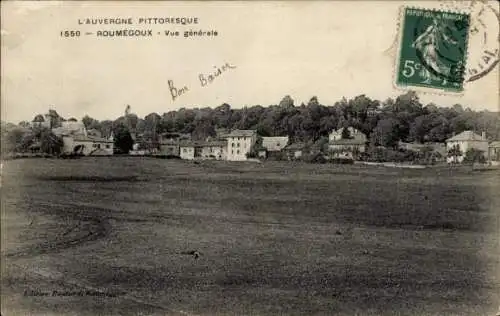 Ak Roumegoux Cantal, vue generale