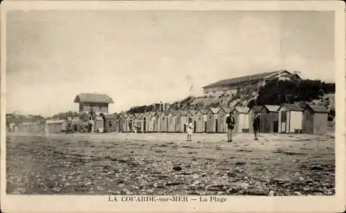 Ak La Couarde sur Mer Île de Ré Charente Maritime, Strand