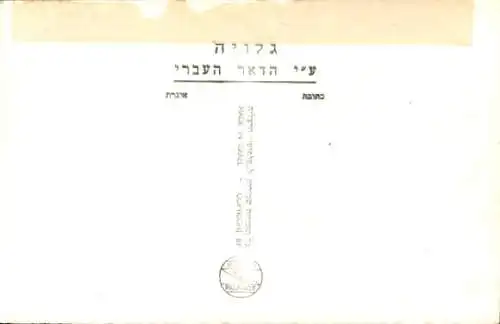 Ak Haifa Israel, Gesamtansicht