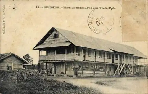 Ak Sindara Gabun, Katholische Mission Trois-Epis