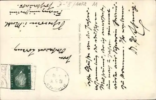 Ak München, Turmbau des Technischen Rathauses