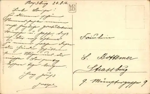 Ak Schneeglöckchen im Topf, MB 2212