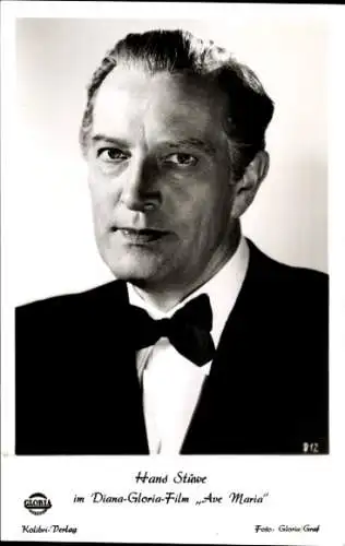 Ak Schauspieler Hans Stüwe, Film Ave Maria, Portrait, Autogramm