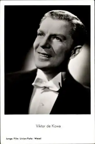 Ak Schauspieler Viktor de Kowa, Portrait, Des Teufels General, Autogramm