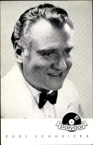 Ak Sänger Rudi Schuricke, Portrait, Polydor Schallplatten