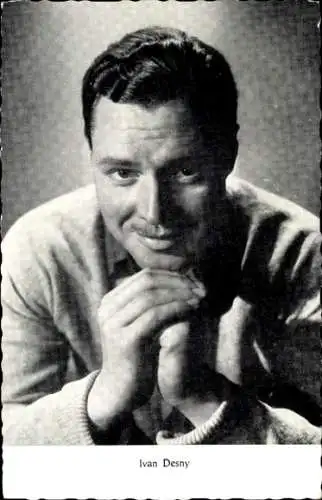 Ak Schauspieler Ivan Desny, Portrait