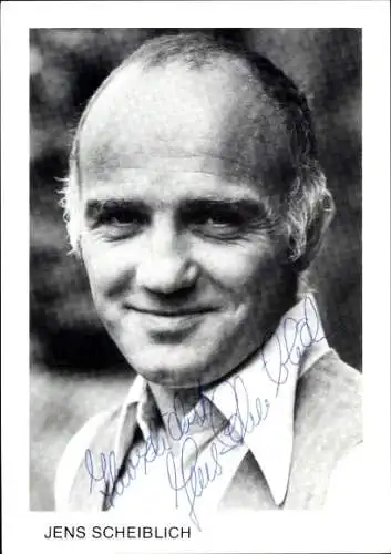 Ak Schauspieler Jens Scheiblich, Portrait, Autogramm