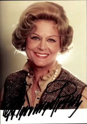 Ak Schauspielerin Marika Rökk, Portrait, Autogramm