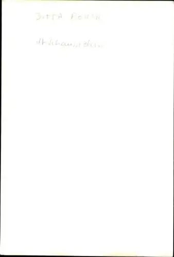 Ak Schauspielerin Ditta Rohar, Portrait, Autogramm