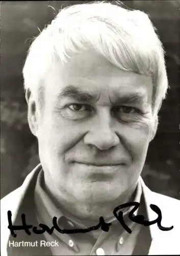 Ak Schauspieler Hartmut Reck, Portrait, Autogramm