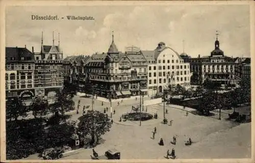 Ak Düsseldorf am Rhein, Wilhelmplatz