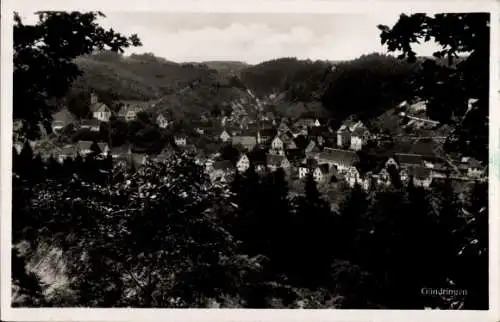 Ak Gündringen Nagold im Schwarzwald, Gesamtansicht