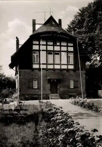 Ak Ochsensaal Dahlen in Sachsen, Konsum Tagescafe Jagdhaus Siegfried