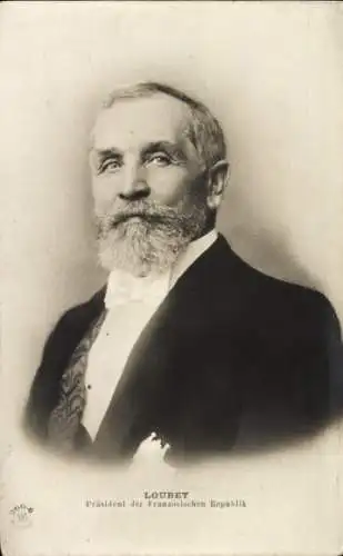 Ak Französischer Präsident Emile Loubet, Portrait