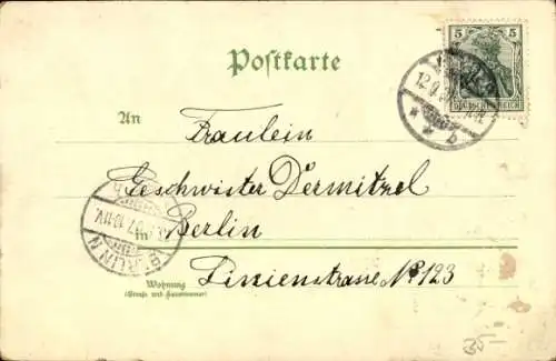 Litho Borgholz Borgentreich Kreis Höxter, Gasthaus, Kirche, Totalansicht