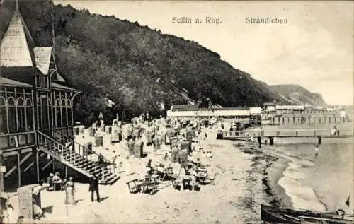 Ak Seedorf Sellin auf Rügen, Strandpartie