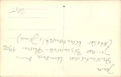 Studentika Foto Ak Jena in Thüringen, Studentischer Umzug zum Bismarck-Turm 1902