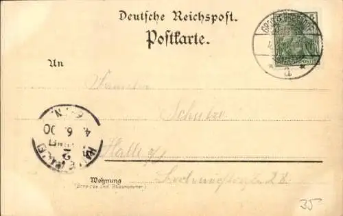 Litho Großröhrsdorf in Sachsen, Etablissement Feldschlösschen, Totalansicht