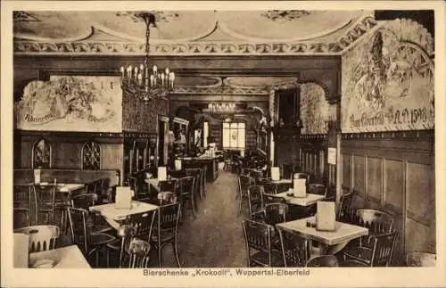 Ak Elberfeld Wuppertal, Bierschenke Krokodil
