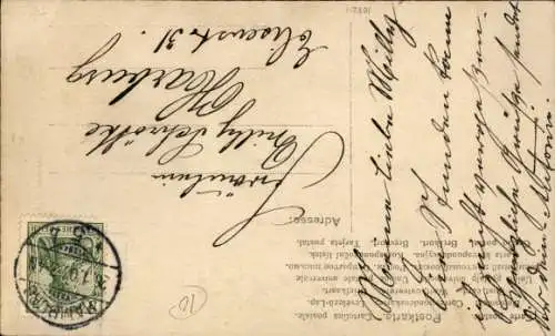 Passepartout Ak Reichsbanknote 1000 Mark, Mädchen