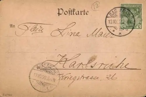 Ak Reichsbanknote, 100 Mark