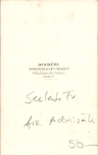 CdV Französische Admiräle, Seeleute
