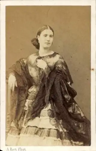 CdV Schauspielerin Giulia Beneni Barucci, Portrait