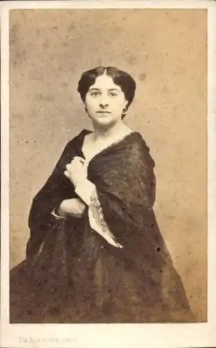 CdV Schauspielerin, Sängerin und Tänzerin Celine Montaland, Portrait