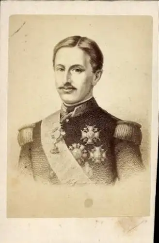 CdV Franz II., Letzter König beider Sizilien, Portrait, Francesco II. Maria Leopoldo