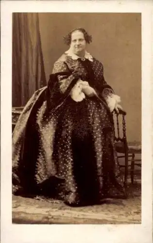 CdV Maria Christina von Bourbon-Sizilien, Königin von Spanien, Portrait