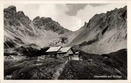 Ak St. Anton am Arlberg Tirol Österreich, Ulmer Hütte, Valluga