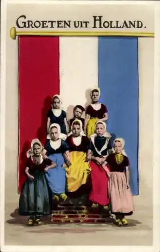 Ak Niederlande, Kinder in Tracht