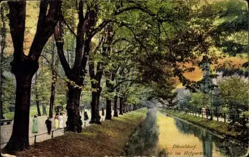 Ak Düsseldorf am Rhein, Hofgarten