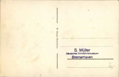 Ak Vierschrauben-Turbinen-Schnelldampfer Bremen, Norddeutscher Lloyd