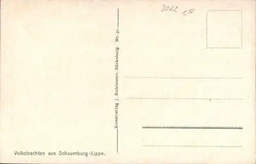 Ak Trachten Schaumburg Lippe, Mädchen, Schiebekarren, Junge