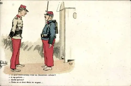 Künstler Ak Guillaume, Albert, Soldatenleben, Produits Gloria, Lyon