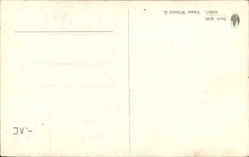 Künstler Ak Renatus, Otto, Kaiser Wilhelm II., Portrait, Orden