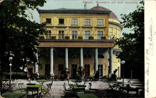 Ak Aachen in Nordrhein Westfalen, Belvedere auf dem Lousberg