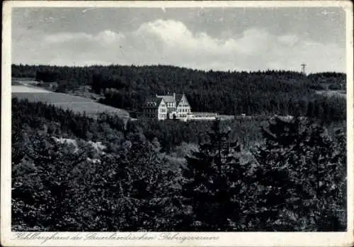 Ak Dahle Altena im Sauerland, Kohlberghaus des Sauerländischen Gebirgsvereins