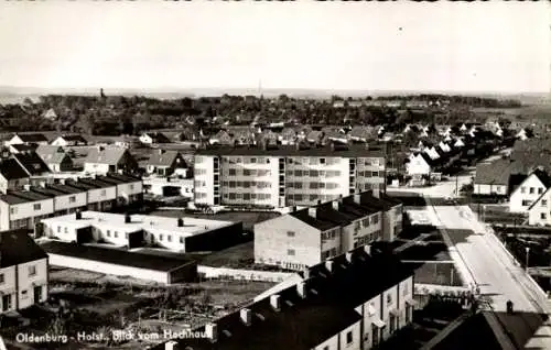 Ak Oldenburg in Holstein, Blick vom Hochhaus