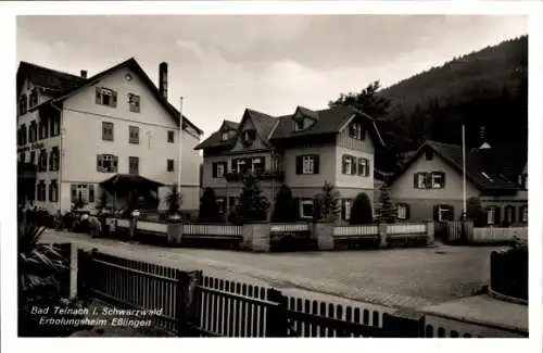 Ak Bad Teinach Zavelstein im Schwarzwald, Erholungsheim Eßlingen