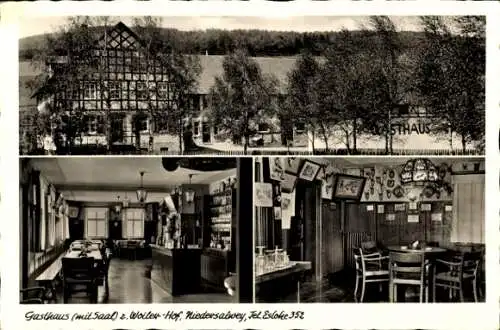 Ak Niedersalwey Eslohe im Sauerland, Gasthaus zum Wolter-Hof