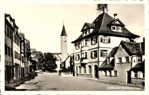 Ak Kirchberg an der Jagst, Teilansicht, Turm