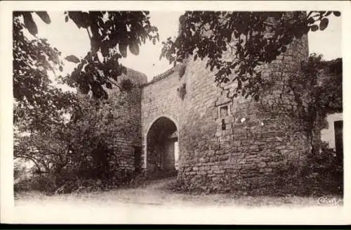 Ak Chateau Larcher Vienne, Eingang zum alten Schloss