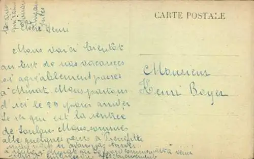 Ak Murat Cantal, vue generale prise du Rocher de Bonnevie