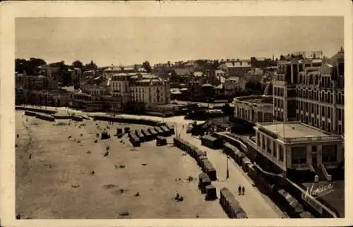 Ak Dinard Ille et Vilaine, vue generale, Strand