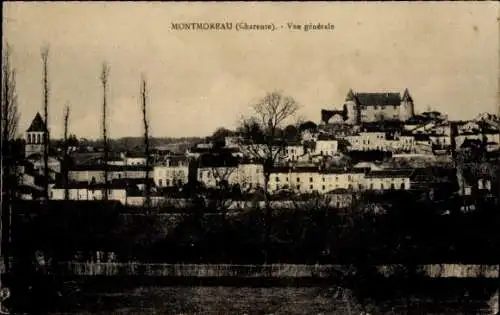 Ak Montmoreau Charente, Gesamtansicht